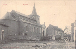 Belgique - Oreye - Eglise - Edit. D. Mongou Poitevin - Attelage - Clocher - Carte Postale Ancienne - Waremme