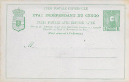 Congo Belge - Etat Indépendant Du Congo - Entier Postal  5 - Carte Postale Ancienne - Belgisch-Kongo