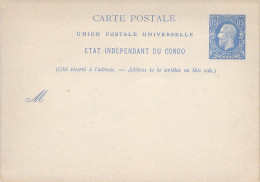 Congo Belge - Etat Indépendant Du Congo - Entier Postal  15 Centimes - Carte Postale Ancienne - Belgisch-Kongo