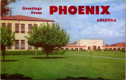 Greetings From Phoenix Arizona Showing Phoenix College - Saluti Da.../ Gruss Aus...