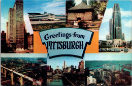 Greetings From Pittsburgh Pennsylvania Multi View - Souvenir De...