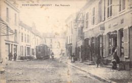 FRANCE - 54 - PONT SAINT VINCENT - Rue Nationale - Edit Godot - Carte Postale Ancienne - Jarny