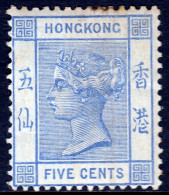 Hong Kong - Scott #40 - MH - Toning, Pencil On Reverse - SCV $40.00 - Nuovi