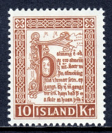 Iceland - Scott #282 - MLH - SCV $14 - Ongebruikt