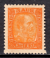 Iceland - Scott #34 - MH - Inverted Watermark, Thin - SCV $7.00 - Unused Stamps