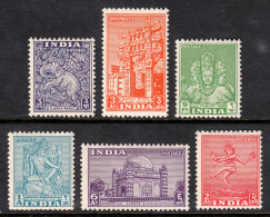 India - Scott #207//215 - MH - Most With Pencil/rev. - SCV $8.75 - Unused Stamps