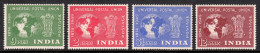 India - Scott #223-226 - MH - Horizontal Crease #223 - SCV $35 - Nuovi