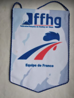 Official Pennant Of The France Ice Hockey Federation. - Sonstige & Ohne Zuordnung