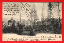 NOGU-05 RARE Porrentruy  Jardin Botanique  Dos Simple, Cachet Porrentruy 1902 Vers Cheyres Fribourg Edit. Enard 33 - Porrentruy