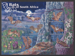 South Africa - 2001 Native Bats Sheet MNH__(THB-5151) - Nuevos