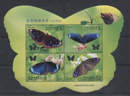 Taiwan - 2011 Butterflies Block MNH__(TH-6097) - Blocchi & Foglietti