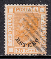 Italy (Offices Abroad)  - Scott #7 - Used - 1 Short Perf, Pencil/rev. - SCV $30 - Sonstige & Ohne Zuordnung