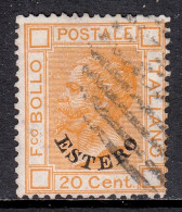 Italy (Offices Abroad)  - Scott #7 - Used - 1 Short Perf, Pencil/rev. - SCV $30 - Altri & Non Classificati