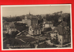 NOGU-23  Fribourg  Quartier De Gambach. Circulé 1929 Vers Estavayer-le-lac.   Soc. Graph. 5463 - Estavayer