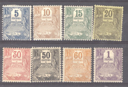Guadeloupe  -  Taxes  :  Yv  15-22  * - Timbres-taxe