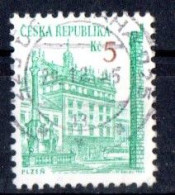 1993 Repubblica Ceca - Edifici - Used Stamps