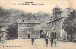 FRANCE - 39 - MONTDAUPHIN - Place De L'Horloge - Carte Postale Ancienne - Autres & Non Classés