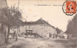 FRANCE - 39 - ORCHAMPS - Place Et Puits - Carte Postale Ancienne - Autres & Non Classés