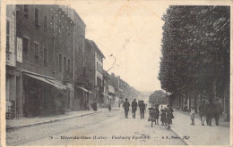 FRANCE - 42 - RIVE DE GIER - Faubourg Egarande - Carte Postale Ancienne - Rive De Gier