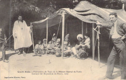 TUNISIE - Gourbi Arabe - Fabrication De Tapis De La Maison Djamal De Tunis - Souvenir De.... - Carte Postale Ancienne - Tunesien