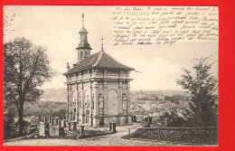 NOGU-25  Fribourg  La Chapelle De Lorette  Dos Simpèle, Circulé 1904 - Chapelle