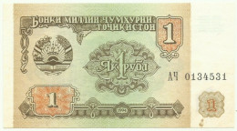 Tajikistan - 1 Ruble - 1994 - P 1 - Serie АЧ - Tagikistan