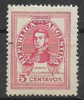ARGENTINA  1926 CENTENARIO DELLA POSTA YVERT. 311 MNH XF - Ungebraucht