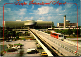 Florida Tampa International Airport Showing Terminal And Shuttle Car - Tampa