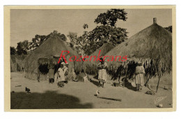 SENEGAL Coin De Village Indigene Indigene Ethnique CPA Old Postcard AK Afrique Occidentale Francaise Noire Africa - Sénégal