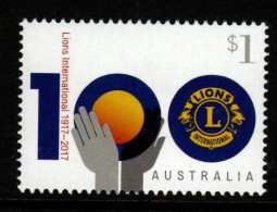 Australia ASC 3485 2017 Lions International,mint Never Hinged - Otros & Sin Clasificación