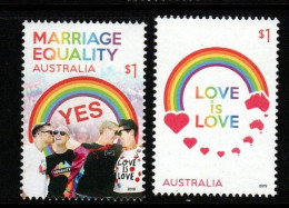 Australia ASC 3675-76  2019 Marriage Equality,mint Never Hinged - Autres & Non Classés