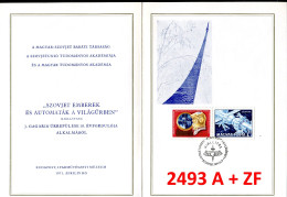 Ungarn 1971 - Hongrie 1971 - Hungaria 1971 - Magyarország 1971 - Michel 2493 + ZF  - Auf Gedenk-Faltblatt - Covers & Documents
