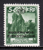 Liechtenstein - Scott #O1 - MH - SCV $10 - Dienstzegels