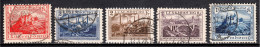 Luxembourg - Scott #126-130 - Used - SCV $12 - Gebraucht