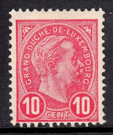 Luxembourg - Scott #74 - MH - SCV $14 - 1895 Adolphe Profil