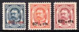 Luxembourg - Scott #94-96 - MNH/MH - #95 Is MH, Others MNH - SCV $12 - 1906 William IV