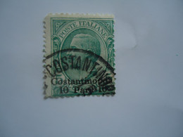 ITALY  LEVANT IN TURKEY  USED STAMPS   WITH POSTMARK CONSTANTINOPLE - Other & Unclassified