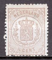 Netherlands - Scott #17 - MH - Hinge Bump - SCV $23.50 - Unused Stamps
