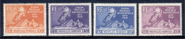 New Hebrides (FR) - Scott #79-82 - MNH - Toning Spots #79 - SCV $18.25 - Ungebraucht