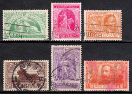 New Zealand - Scott #165-170 - Used - A Few Creases And Pencil/rev. - SCV $93 - Gebraucht