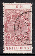 New Zealand - Scott #AR42 - Used - Embossed Fiscal Cancel - Fiscal-postal