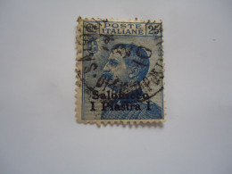 THESSALONIKI ITALY  LEVANT SALONICO USED STAMPS   WITH POSTMARK 1911  ΘΕΣΣΑΛΟΝΙΚΗ - Salonicco