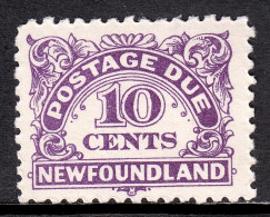 Newfoundland - Scott #J6 - MNH - Gum Bump, Pencil/rev. - SCV $11 - Back Of Book