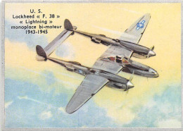 IMAGE - AVIATION - ETATS UNIS - U.S. - LOCKHEED "F. 38" "LIGHTNING" - MONOPLACE BI-MOTEUR 1943 - 1945 - Flugzeuge