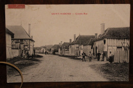 AK 1907 Cpa St Saint Nabord Grande Rue Gruss Aus Gruß Pour Colmar - Sonstige & Ohne Zuordnung