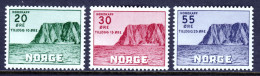 NORWAY — SCOTT B54-B56 — 1953 NORTH CAPE SET — MNH — SCV $52.00 - Neufs