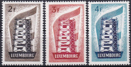 LUXEMBURG 1956 Mi-Nr. 555/57 ** MNH - CEPT - 1956