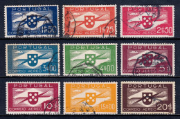 Portugal - Scott #C1//C9 - Used - Thin #C2, Some Toning, Pencil/rev. - SCV $43 - Usati