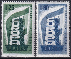 ITALIEN 1956 Mi-Nr. 973/74 ** MNH - CEPT - 1956