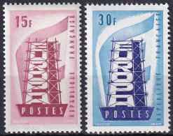 FRANKREICH 1956 Mi-Nr. 1104/05 ** MNH - CEPT - 1956